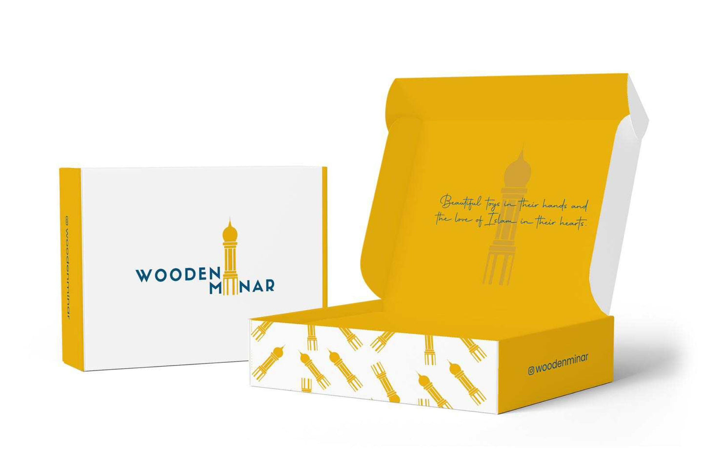 Wooden Masjid Building Blocks | 21 Peices